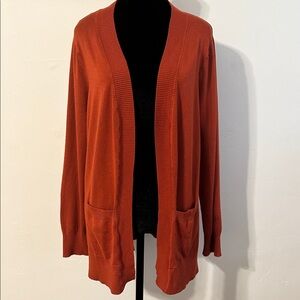 Zenana Orange Cardigan